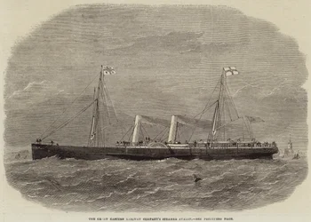De Stoomboot Avalon van de Great Eastern Railway Company